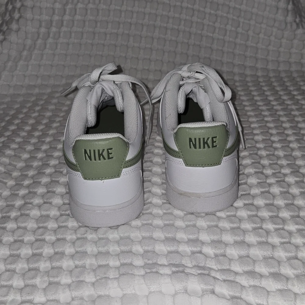 Nike White and Olive Sneakers